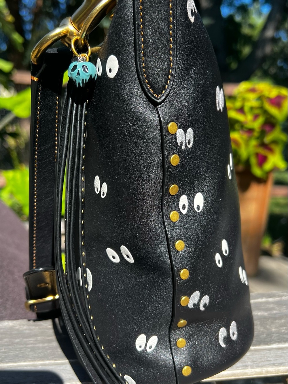 RARE Disney x Coach Dark Fairytale Spooky Eyes Duffle 20 Limited Edition - Picture 4 of 16
